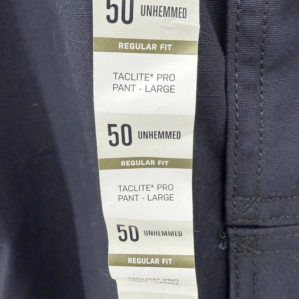 5.11 Tactical Mens Size 50 Taclite Pro Cargo Pants Unhemmed Blue Ripstop NEW